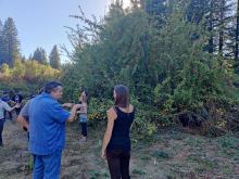 CCPCA members picking apples